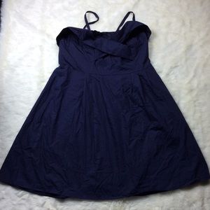 Eshakti navy blue dress above knee 2x 22w new